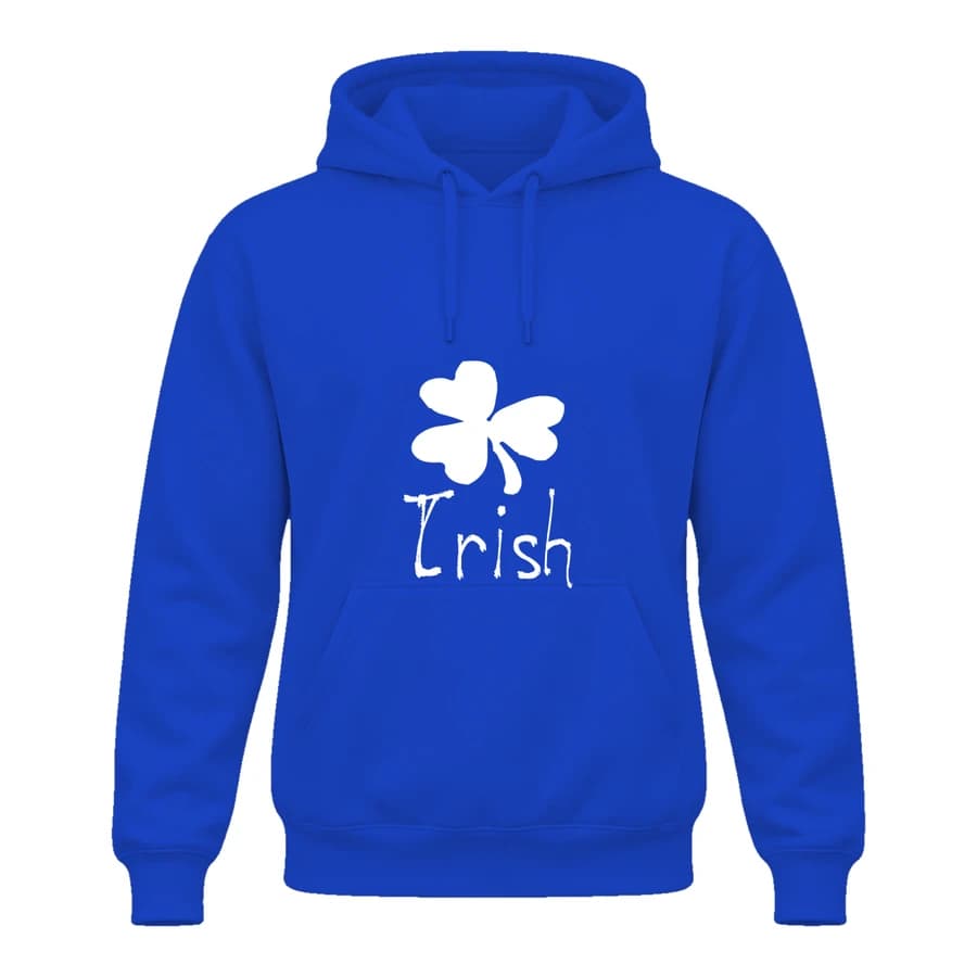Hoodie — Irish — Devant — Bleu