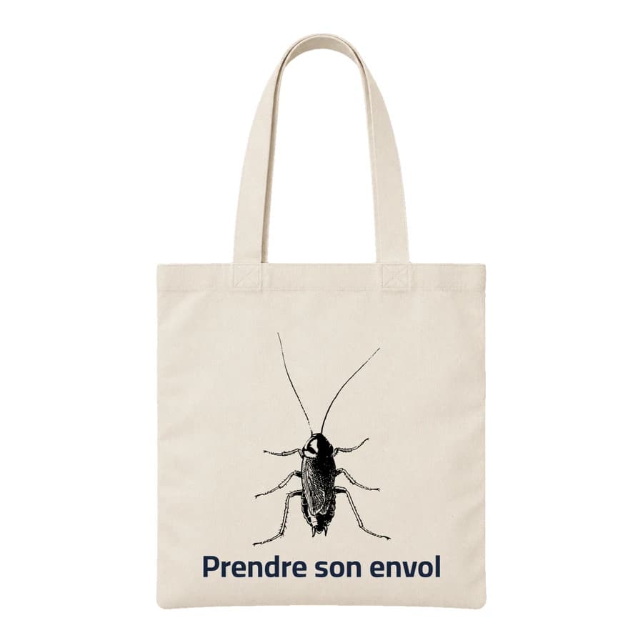 Tote bag — Blatte · Cabinet de curiosités — Devant — Naturel